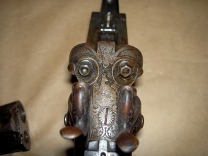Detail úderníků před restaurováním 